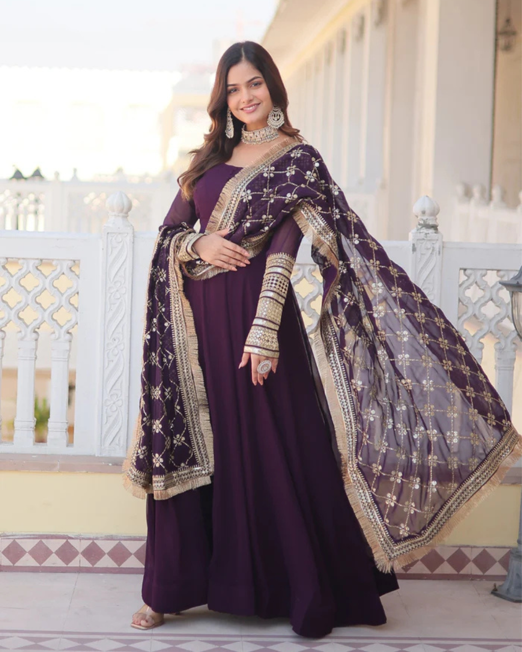 Luxury Embroidered Dress