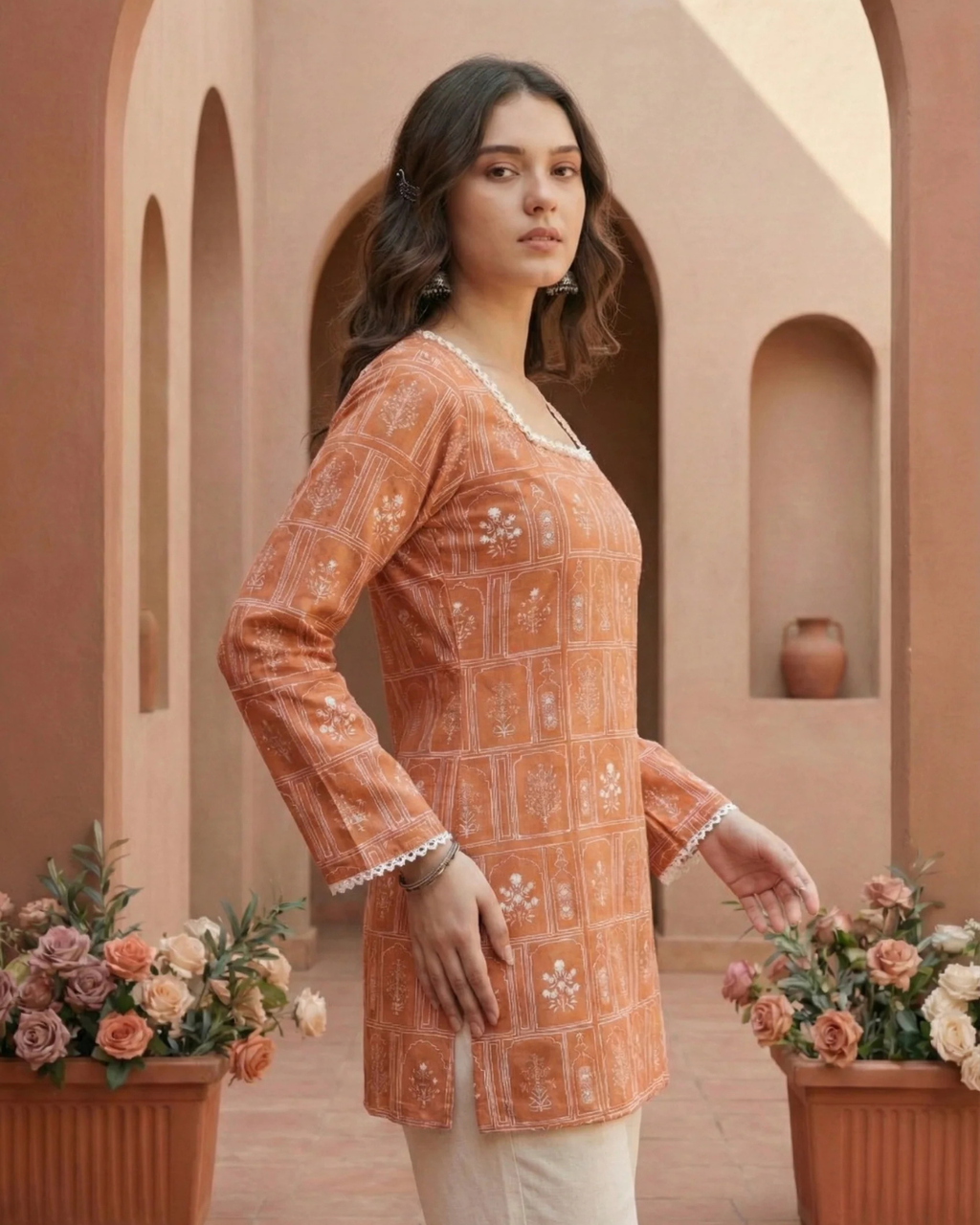 Festive Anarkali Kurti